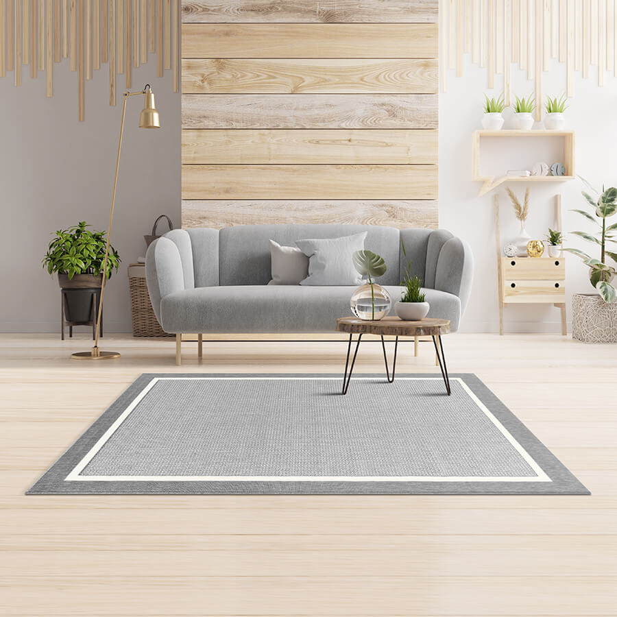 พรมปูพื้น EXPRESS CARPET รุ่น FENIX รหัส 20427 332 M ขนาด 120X170 ซม. หนา 4 มม.  สีเทา_3