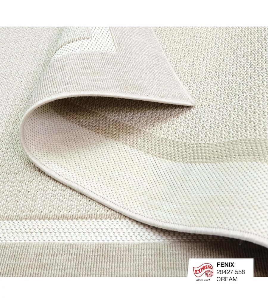 พรมปูพื้น EXPRESS CARPET รุ่น FENIX รหัส 20427 558 L ขนาด 160X230 ซม. หนา 4 มม.  สีครีม_2