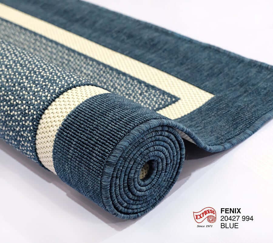 พรมปูพื้น EXPRESS CARPET รุ่น FENIX รหัส 20427 994 S ขนาด 80X150 ซม. หนา 4 มม.  สีน้ำเงิน_1