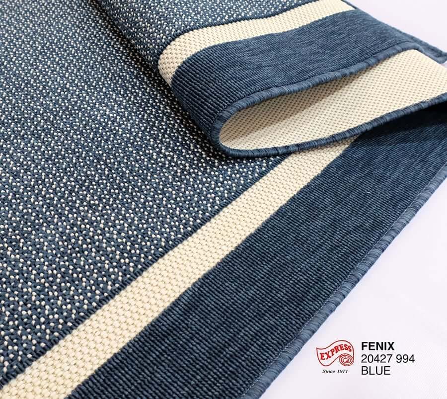 พรมปูพื้น EXPRESS CARPET รุ่น FENIX รหัส 20427 994 S ขนาด 80X150 ซม. หนา 4 มม.  สีน้ำเงิน_2