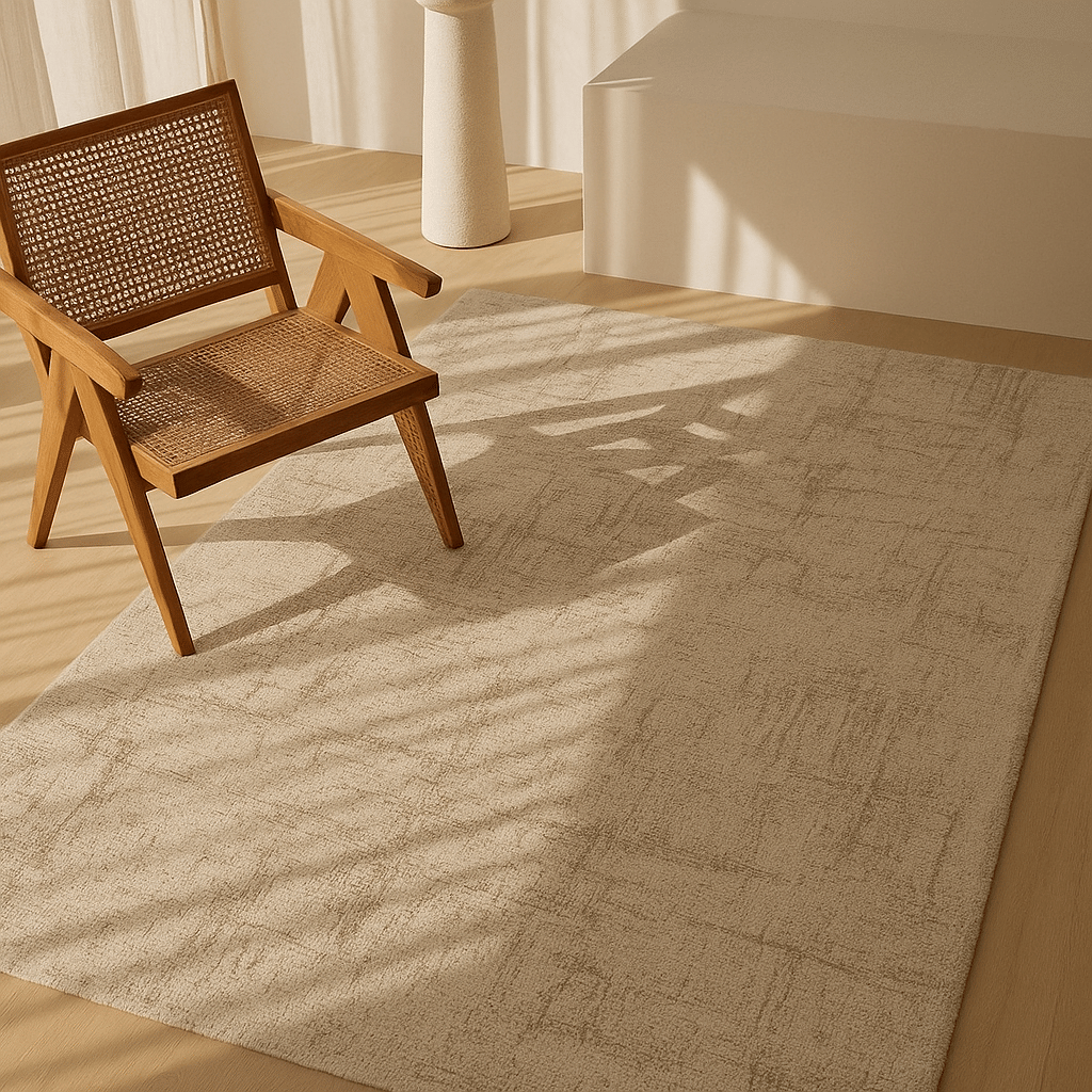 พรมปูพื้น EXPRESS CARPET รุ่น GROOVE รหัส C1004 350 ขนาด 200X290 ซม.หนา 4 มม. สีครีมน้ำตาล_5