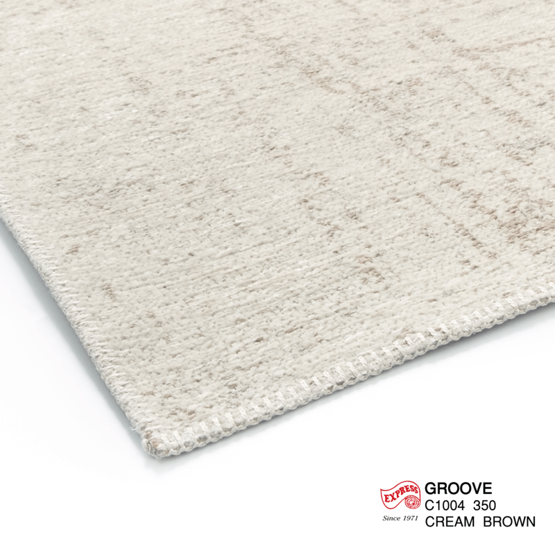 พรมปูพื้น EXPRESS CARPET รุ่น GROOVE รหัส C1004 350 ขนาด 200X290 ซม.หนา 4 มม. สีครีมน้ำตาล_2