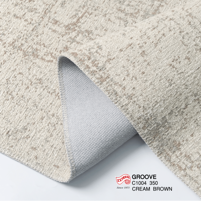 พรมปูพื้น EXPRESS CARPET รุ่น GROOVE รหัส C1004 350 ขนาด 200X290 ซม.หนา 4 มม. สีครีมน้ำตาล_4