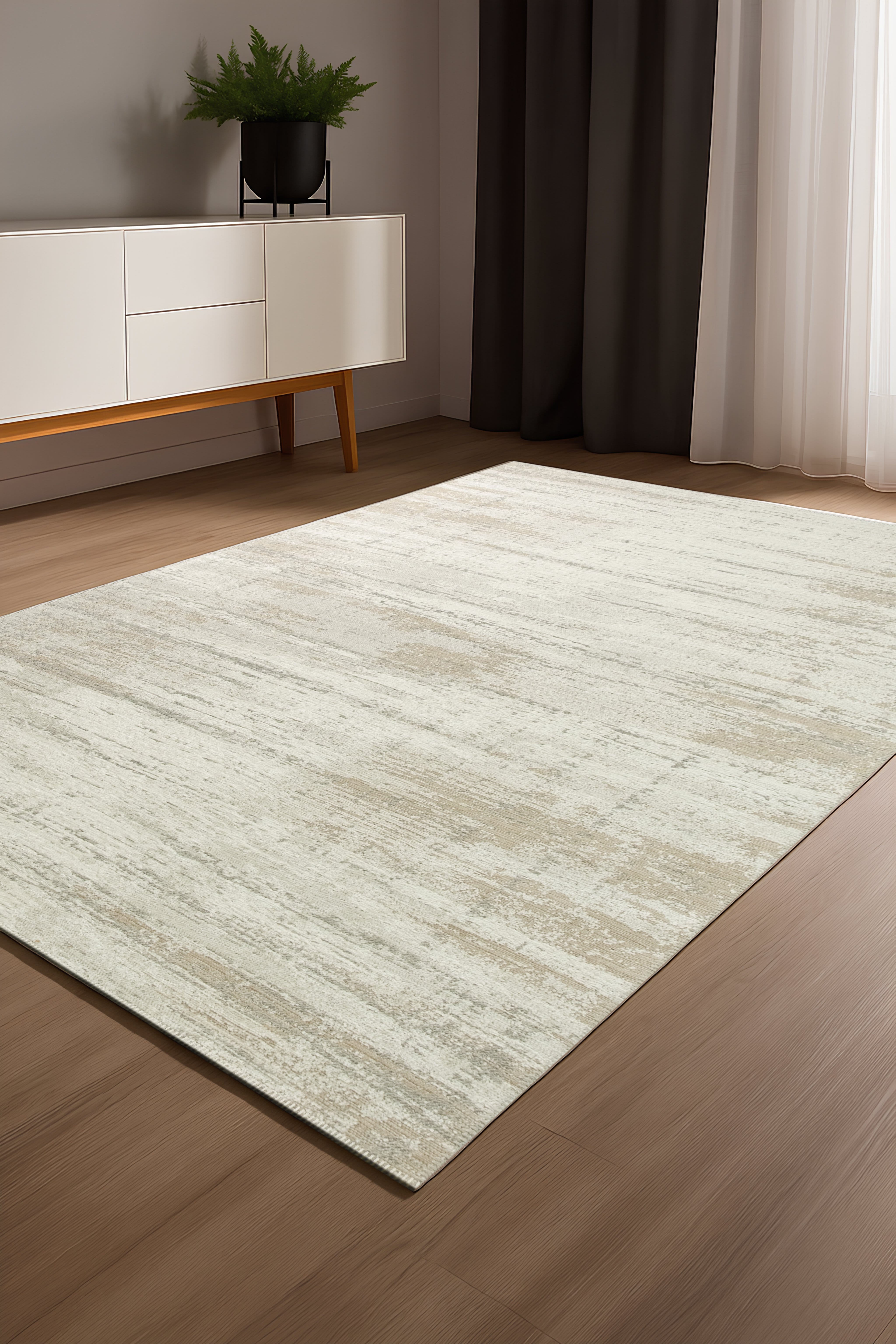 พรมปูพื้น EXPRESS CARPET รุ่น GROOVE รหัส C1006 350 ขนาด 160X230 ซม.หนา 4 มม. สีครีมน้ำตาล_5