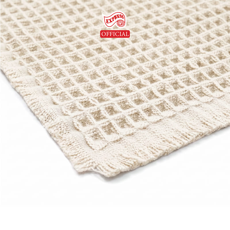 ผ้าเช็ดเท้า EXPRESS CARPET รุ่น HAVEN รหัส HA01 ขนาด 50X80 ซม. หนา 2 มม. สีครีม_2