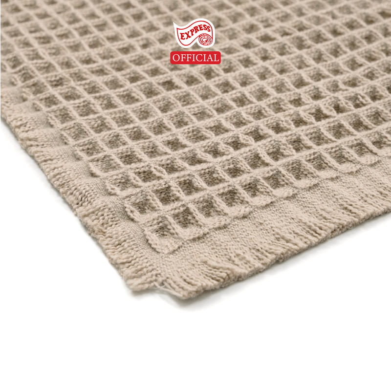 ผ้าเช็ดเท้า EXPRESS CARPET รุ่น HAVEN รหัส HA02 ขนาด 50X80 ซม. หนา 2 มม. สีน้ำตาล_2