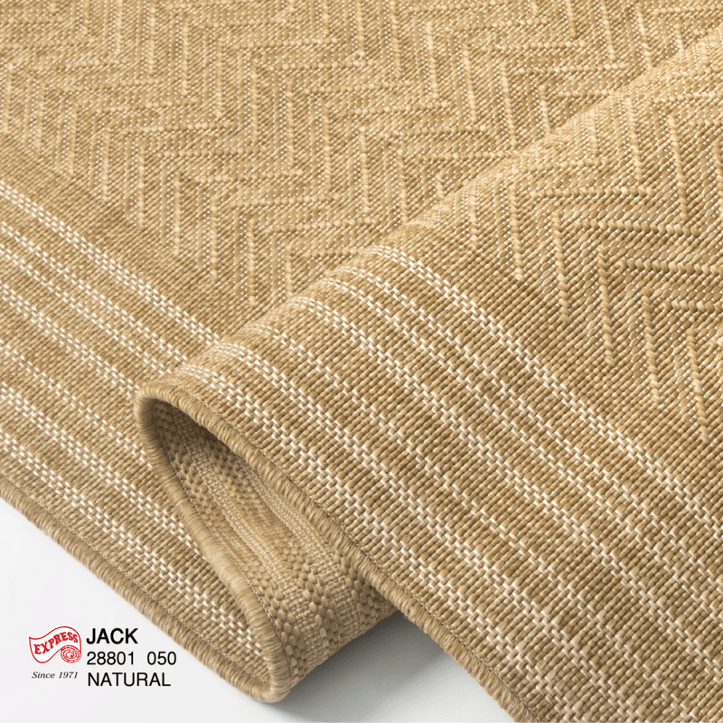 พรมปูพื้น EXPRESS CARPET รุ่น JACK รหัส 28801 050 L1 ขนาด 200X290 ซม. หนา 4 มม.  สีน้ำตาล_2