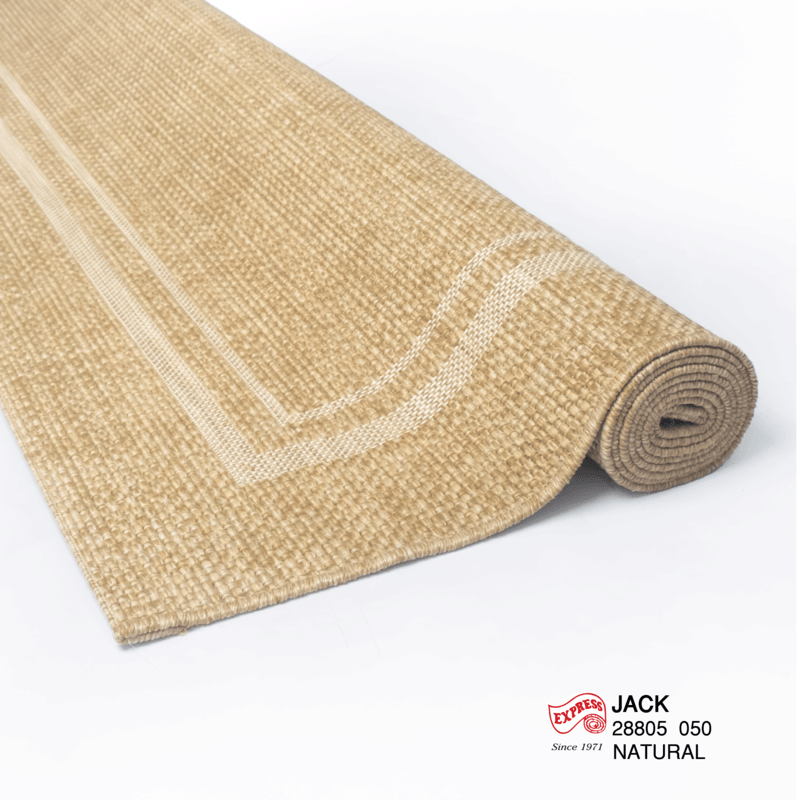 พรมปูพื้น EXPRESS CARPET รุ่น JACK รหัส 28805 050 L ขนาด 160X230 ซม. หนา 4 มม.  สีน้ำตาล_1