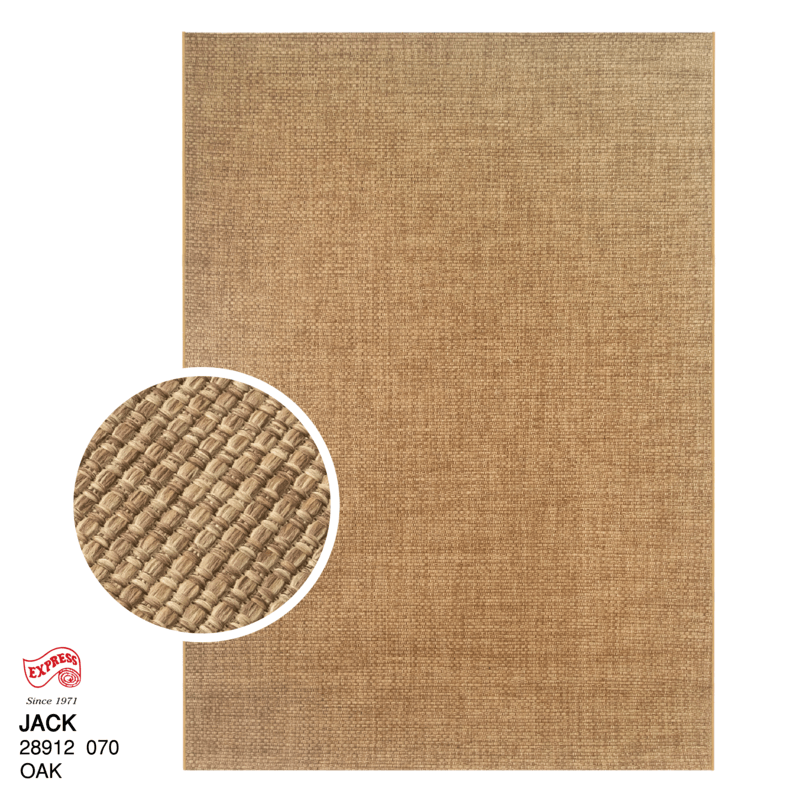 พรมปูพื้น EXPRESS CARPET รุ่น JACK รหัส 28912 070 L1 ขนาด 200X290 ซม. หนา 4 มม.  สีน้ำตาล_0