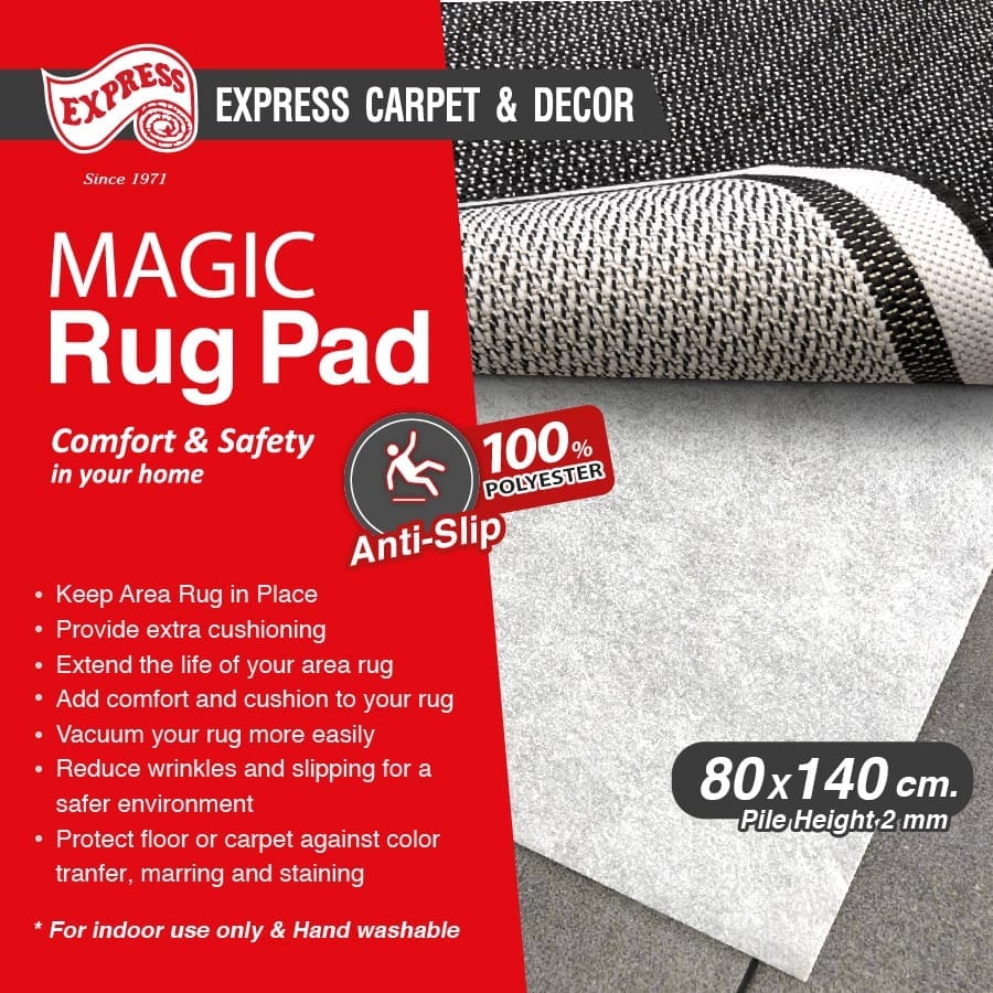 แผ่นรองกันลื่น Express Carpet รุ่น Magic 80x140cm. ผืนใหญ่สามารถตัดแบ่งได้