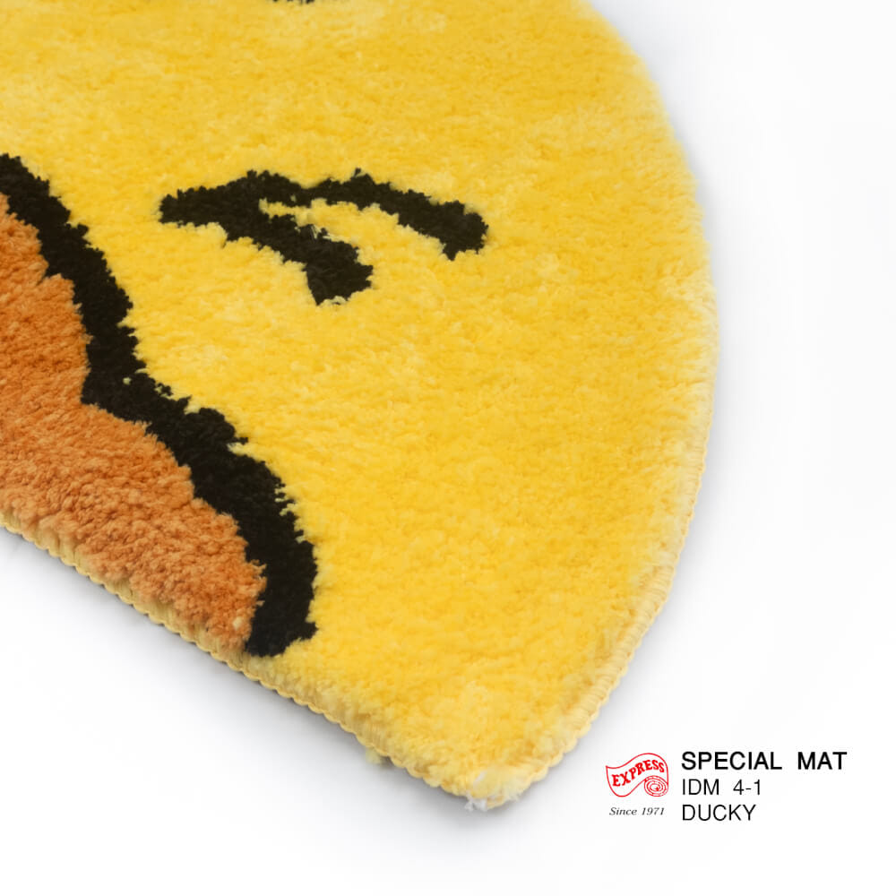 พรมเช็ดเท้าลายน้องเป็ดเหลือง EXPRESS CARPET รุ่น IDM4-1 ขนาด43X75 ซม. หนา 10-16 มม. สีเหลือง _1