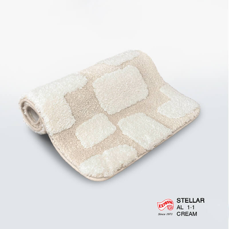 พรมเช็ดเท้ายาว EXPRESS CARPET รุ่น AL1-1 ขนาด50X120 ซม. หนา 20 มม. สีครีม _2