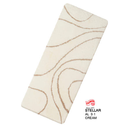 พรมเช็ดเท้ายาว EXPRESS CARPET รุ่น AL3-1 ขนาด50X120 ซม. หนา 18-23 มม. สีครีม _0