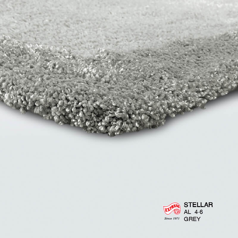 พรมเช็ดเท้ายาว EXPRESS CARPET รุ่น AL4-6 ขนาด50X120 ซม. หนา 20-30 มม. สีเทา _1