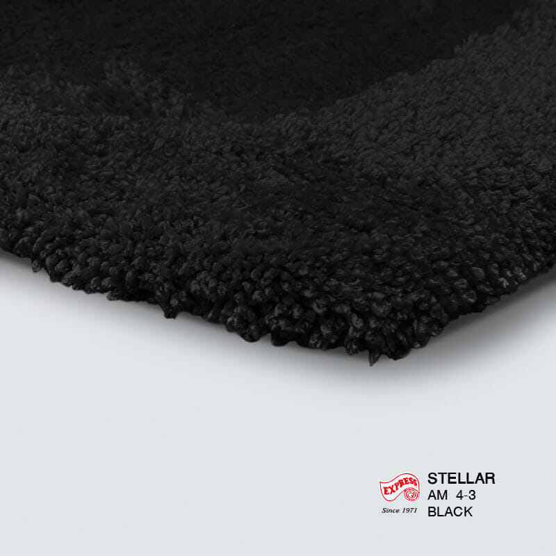พรมเช็ดเท้าหน้าประตู EXPRESS CARPET รุ่น AM4-3 ขนาด45X70 ซม. หนา 20-30 มม. สีดำ _1
