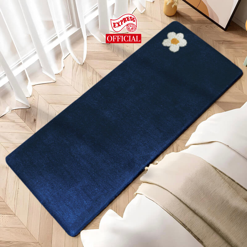 พรมเช็ดเท้ายาว EXPRESS CARPET รุ่น AL6-2 ขนาด50X120 ซม. หนา 20 มม. สีน้ำเงิน _3