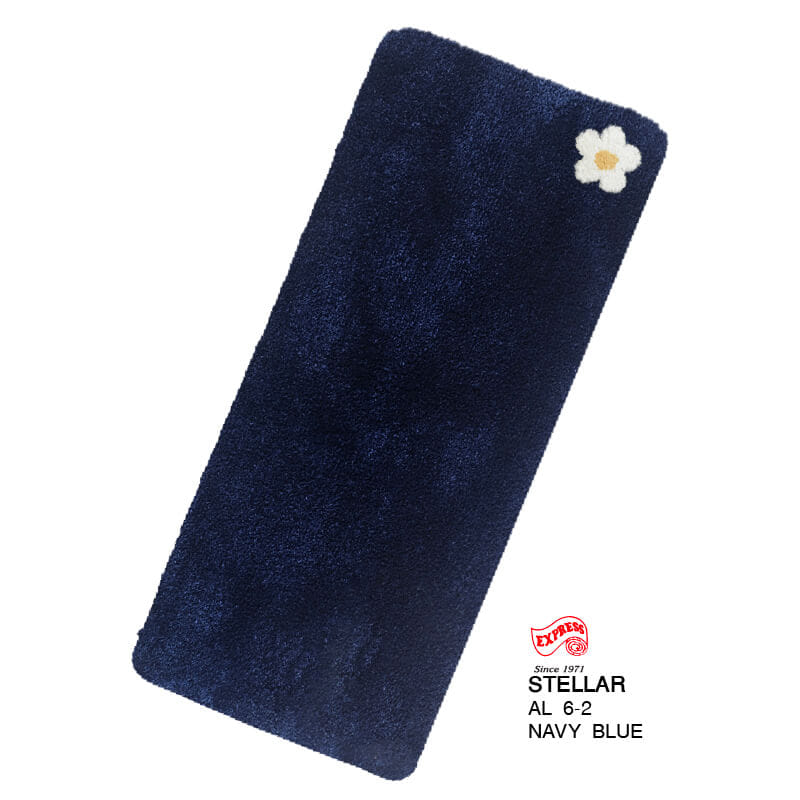 พรมเช็ดเท้ายาว EXPRESS CARPET รุ่น AL6-2 ขนาด50X120 ซม. หนา 20 มม. สีน้ำเงิน _0