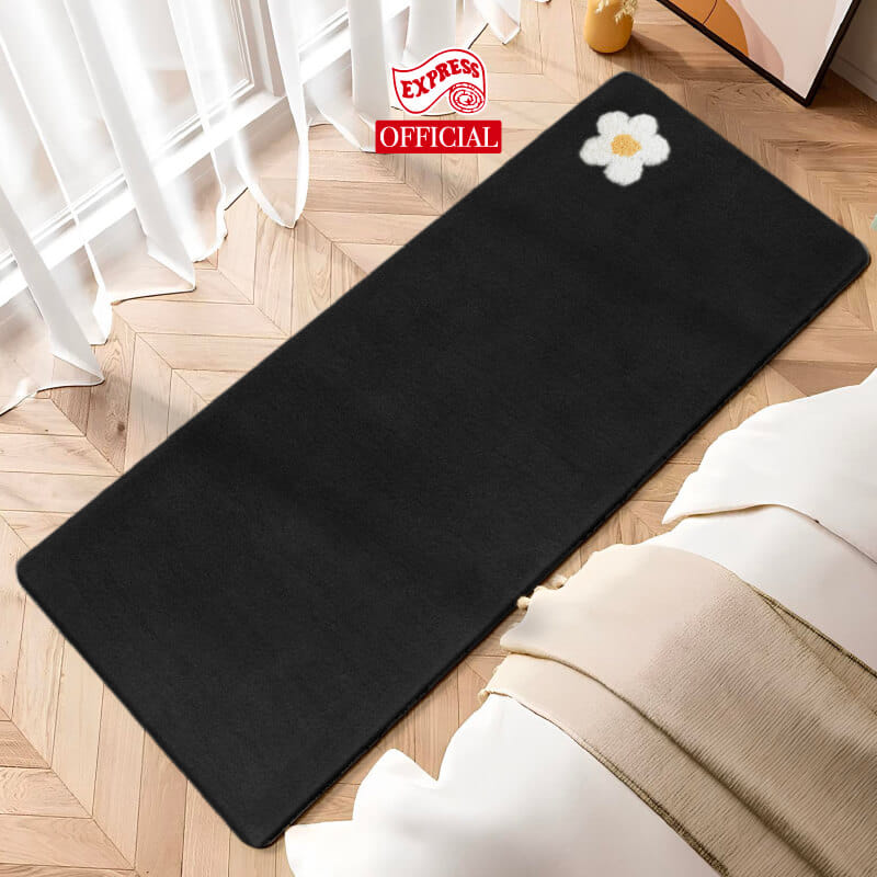 พรมเช็ดเท้ายาว EXPRESS CARPET รุ่น AL6-3 ขนาด50X120 ซม. หนา 20 มม. สีดำ _3