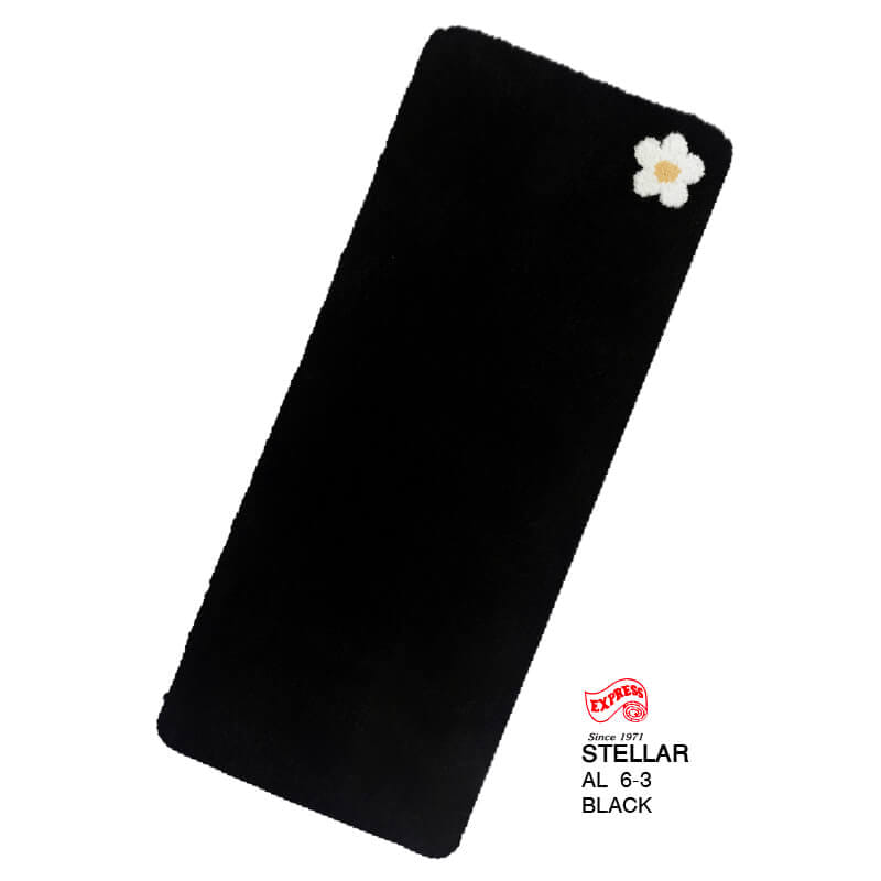พรมเช็ดเท้ายาว EXPRESS CARPET รุ่น AL6-3 ขนาด50X120 ซม. หนา 20 มม. สีดำ _0