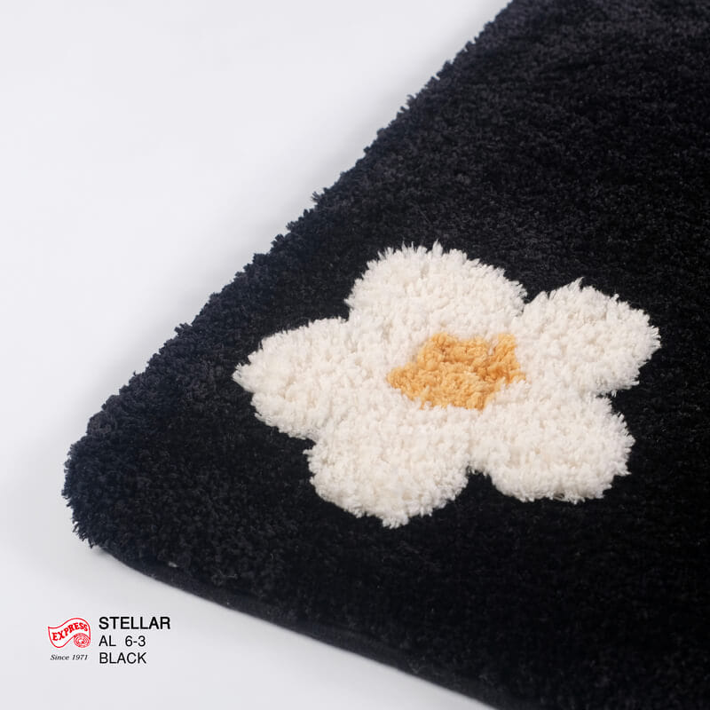 พรมเช็ดเท้ายาว EXPRESS CARPET รุ่น AL6-3 ขนาด50X120 ซม. หนา 20 มม. สีดำ _1