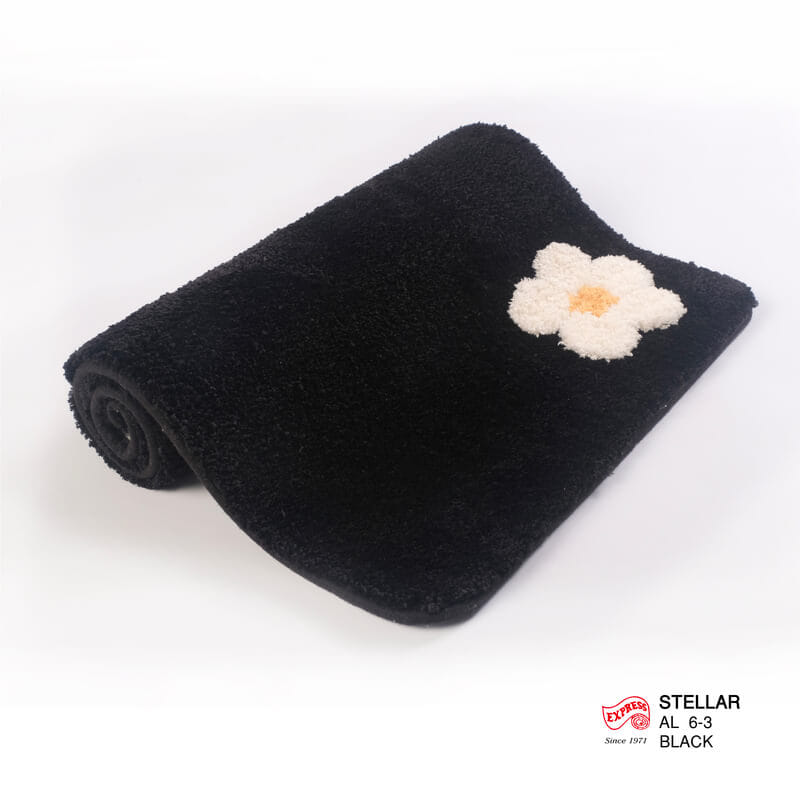 พรมเช็ดเท้ายาว EXPRESS CARPET รุ่น AL6-3 ขนาด50X120 ซม. หนา 20 มม. สีดำ _2