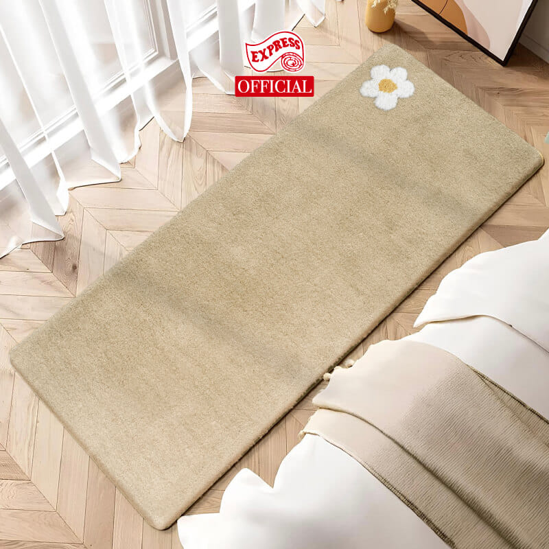 พรมเช็ดเท้ายาว EXPRESS CARPET รุ่น AL6-4 ขนาด50X120 ซม. หนา 20 มม. สีน้ำตาล _3
