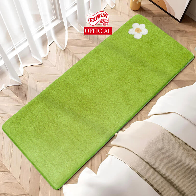 พรมเช็ดเท้ายาว EXPRESS CARPET รุ่น AL6-7 ขนาด50X120 ซม. หนา 20 มม. สีเขียว _3