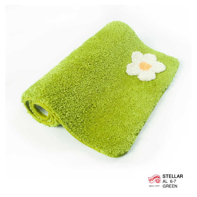 พรมเช็ดเท้ายาว EXPRESS CARPET รุ่น AL6-7 ขนาด50X120 ซม. หนา 20 มม. สีเขียว _2