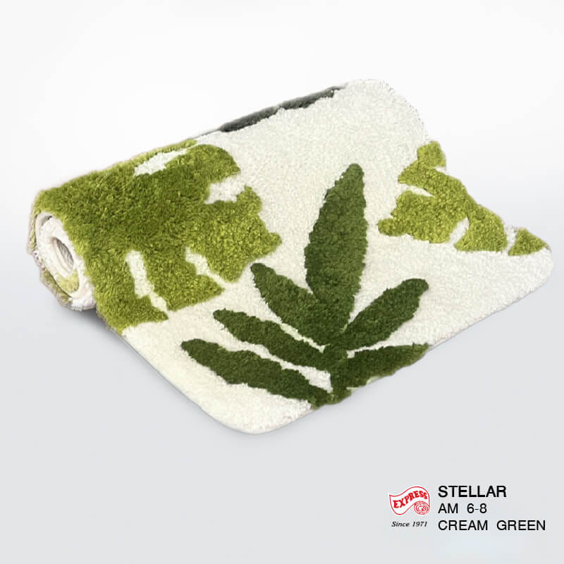 พรมเช็ดเท้าหน้าประตู EXPRESS CARPET รุ่น AM6-8 ขนาด45X70 ซม. หนา 18-23 มม. สีเขียว _2