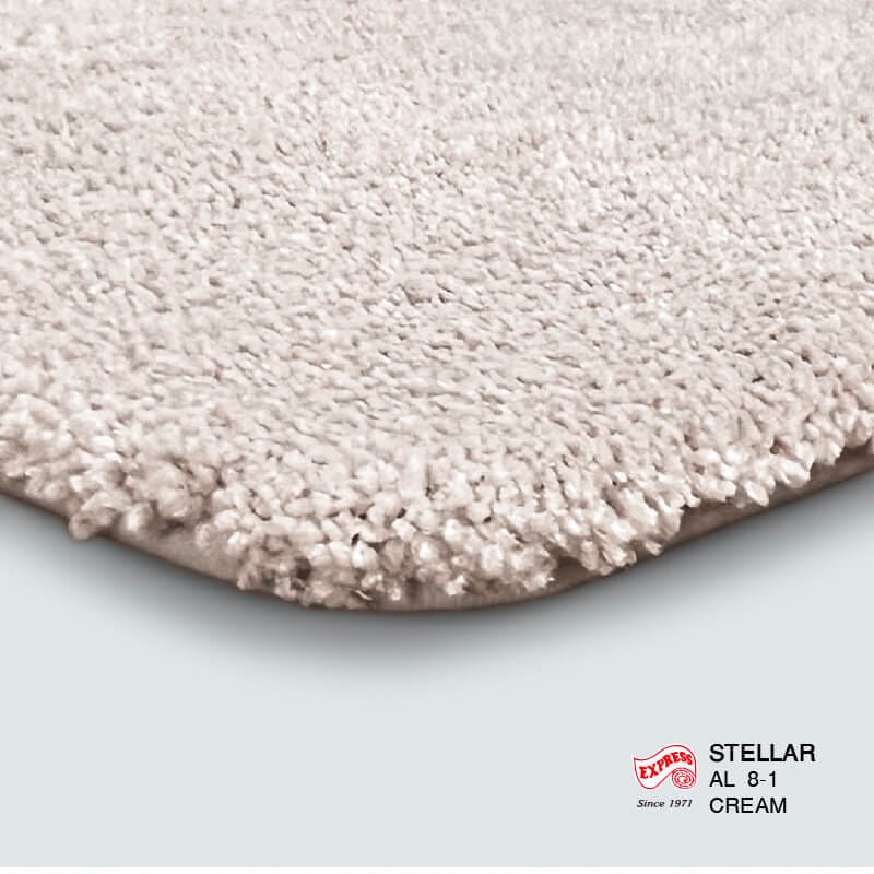 พรมเช็ดเท้ายาว EXPRESS CARPET รุ่น AL8-1 ขนาด50X120 ซม. หนา 20 มม. สีครีม _1