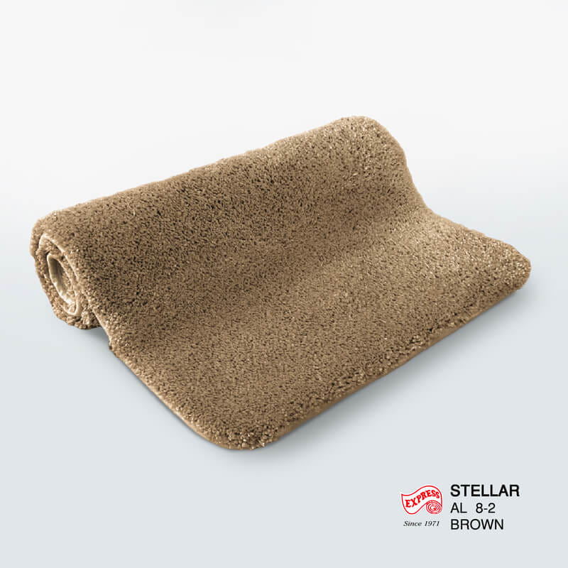 พรมเช็ดเท้ายาว EXPRESS CARPET รุ่น AL8-2 ขนาด50X120 ซม. หนา 20 มม. สีน้ำตาล _2