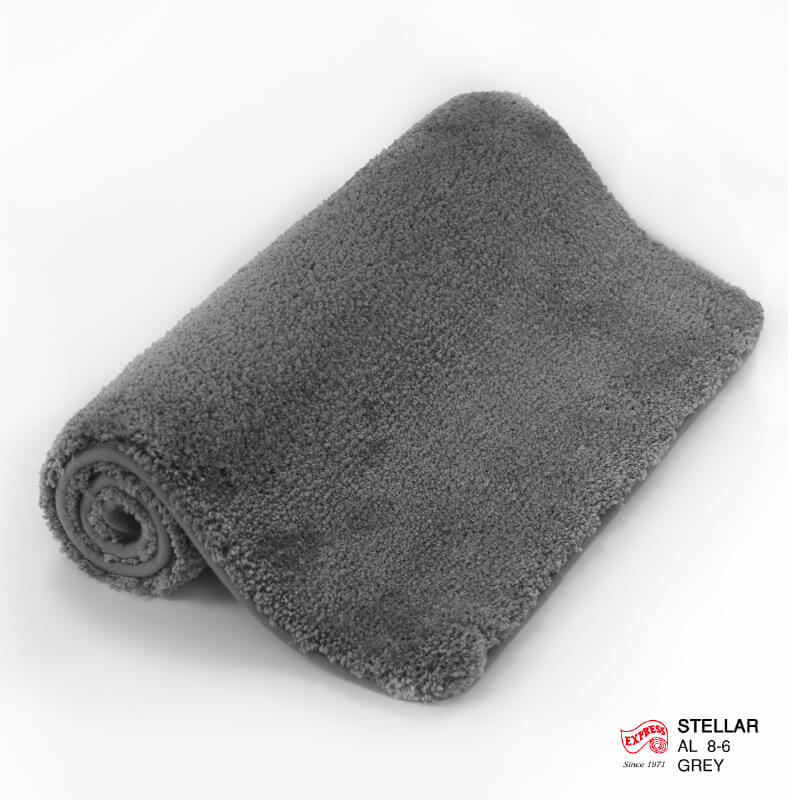 พรมเช็ดเท้ายาว EXPRESS CARPET รุ่น AL8-6 ขนาด50X120 ซม. หนา 20 มม. สีเทา _2