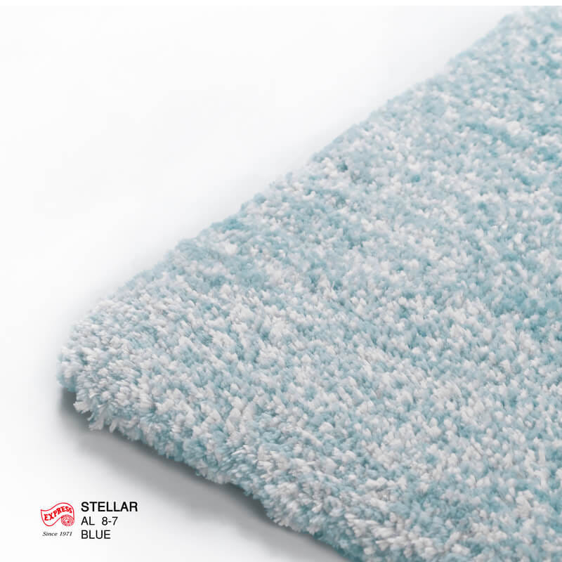 พรมเช็ดเท้ายาว EXPRESS CARPET รุ่น AL8-7 ขนาด50X120 ซม. หนา 20 มม. สีฟ้า _1