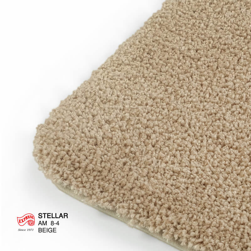 พรมเช็ดเท้าหน้าประตู EXPRESS CARPET รุ่น AM8-4 ขนาด45X70 ซม. หนา 20 มม. สีเบจ _1