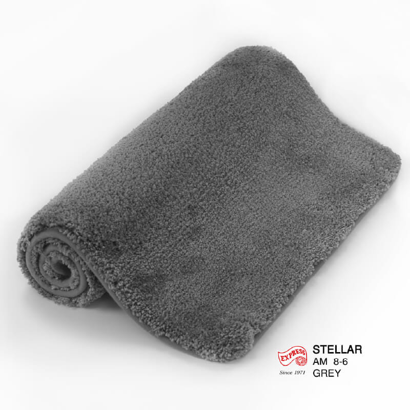 พรมเช็ดเท้าหน้าประตู EXPRESS CARPET รุ่น AM8-6 ขนาด45X70 ซม. หนา 20 มม. สีเทา _2