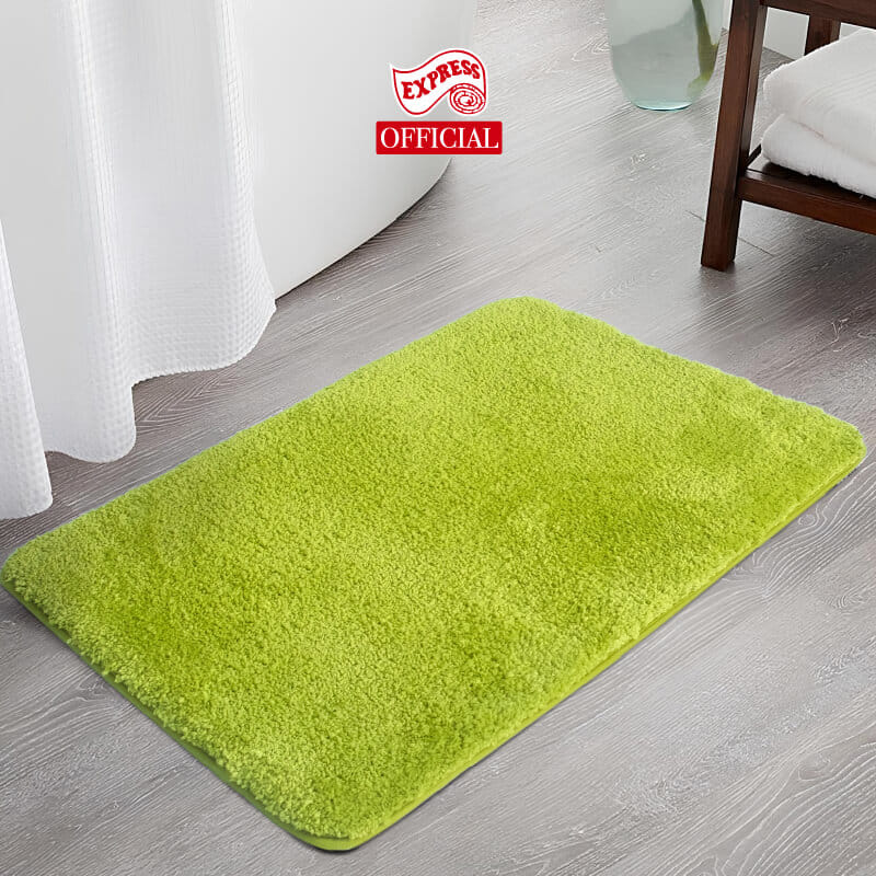 พรมเช็ดเท้าหน้าประตู EXPRESS CARPET รุ่น AM8-9 ขนาด45X70 ซม. หนา 20 มม. สีเขียว _3