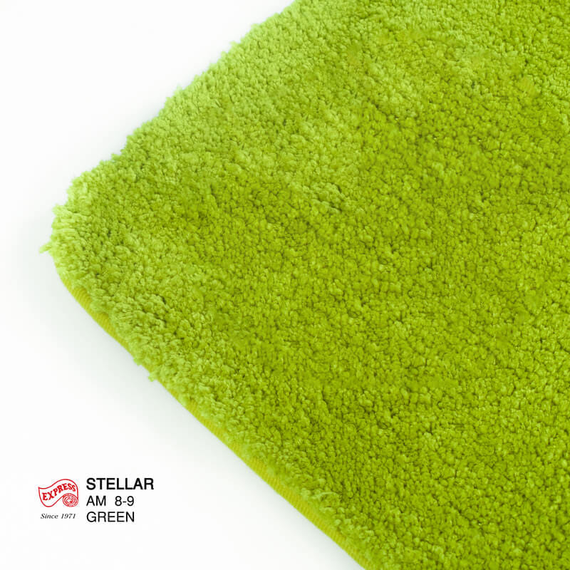 พรมเช็ดเท้าหน้าประตู EXPRESS CARPET รุ่น AM8-9 ขนาด45X70 ซม. หนา 20 มม. สีเขียว _1