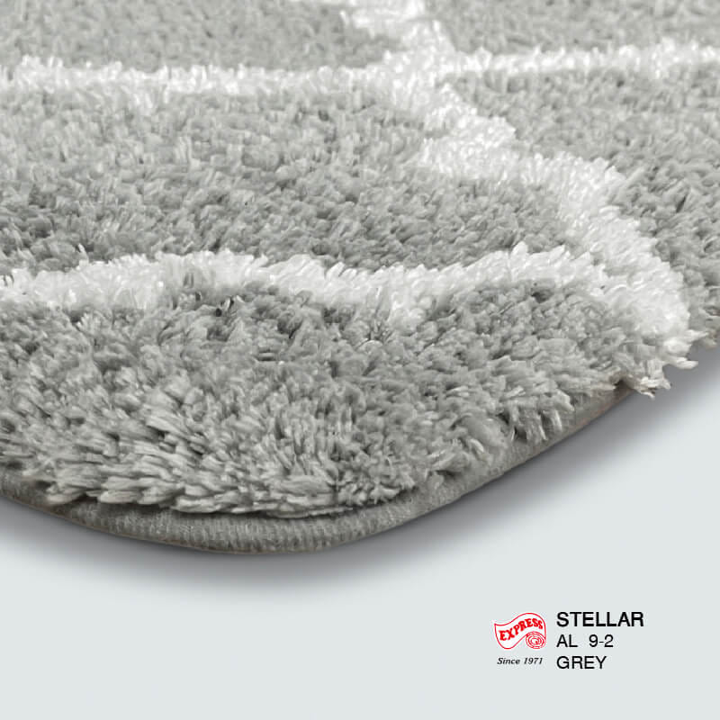 พรมเช็ดเท้ายาว EXPRESS CARPET รุ่น AL9-2 ขนาด50X120 ซม. หนา 20-23 มม. สีเทา _1
