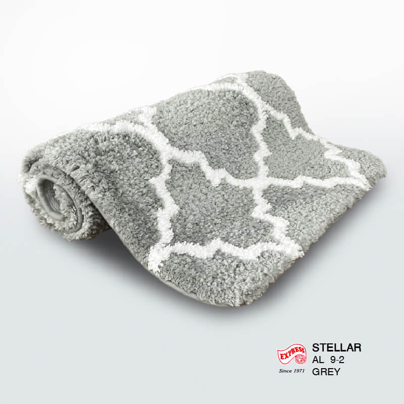 พรมเช็ดเท้ายาว EXPRESS CARPET รุ่น AL9-2 ขนาด50X120 ซม. หนา 20-23 มม. สีเทา _2