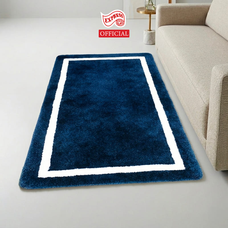 พรมปูพื้น EXPRESS CARPET รุ่น STELLAR รหัส ES2-2 ขนาด 80X150 ซม.หนา 20 มม. สีน้ำเงิน_2