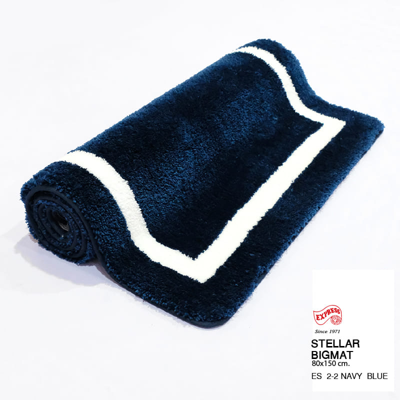 พรมปูพื้น EXPRESS CARPET รุ่น STELLAR รหัส ES2-2 ขนาด 80X150 ซม.หนา 20 มม. สีน้ำเงิน_1