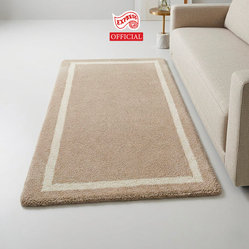 พรมปูพื้น EXPRESS CARPET รุ่น STELLAR รหัส ES2-4 ขนาด 80X150 ซม.หนา 20 มม. สีน้ำตาล_3
