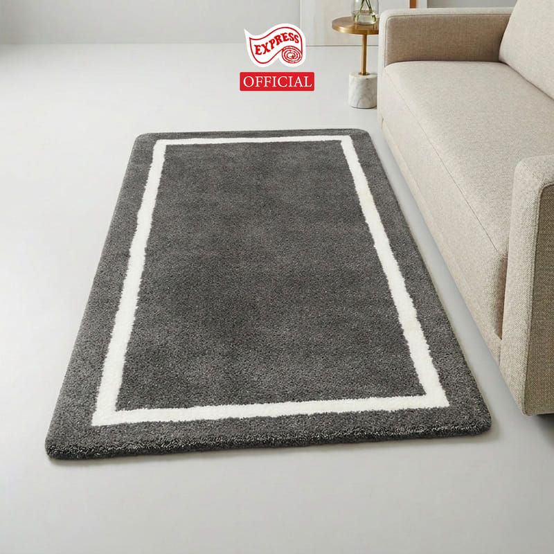 พรมปูพื้น EXPRESS CARPET รุ่น STELLAR รหัส ES2-6 ขนาด 80X150 ซม.หนา 20 มม. สีเทา_3