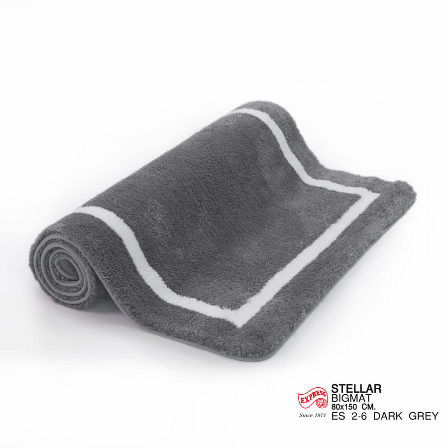 พรมปูพื้น EXPRESS CARPET รุ่น STELLAR รหัส ES2-6 ขนาด 80X150 ซม.หนา 20 มม. สีเทา_1