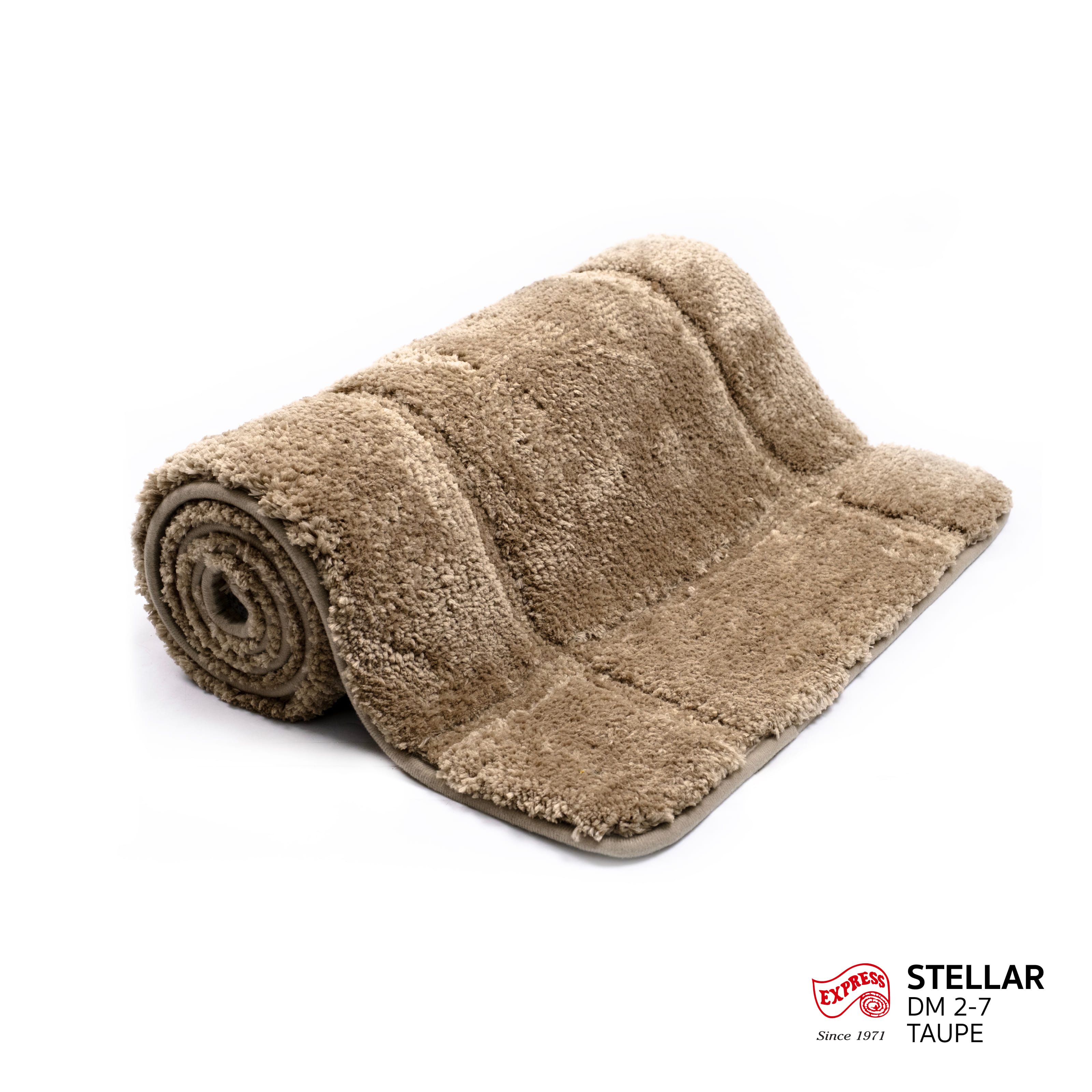พรมเช็ดเท้ายาว EXPRESS CARPET รุ่น D2-7 ขนาด50X120 ซม. หนา 12-20 มม. สีโทป_1