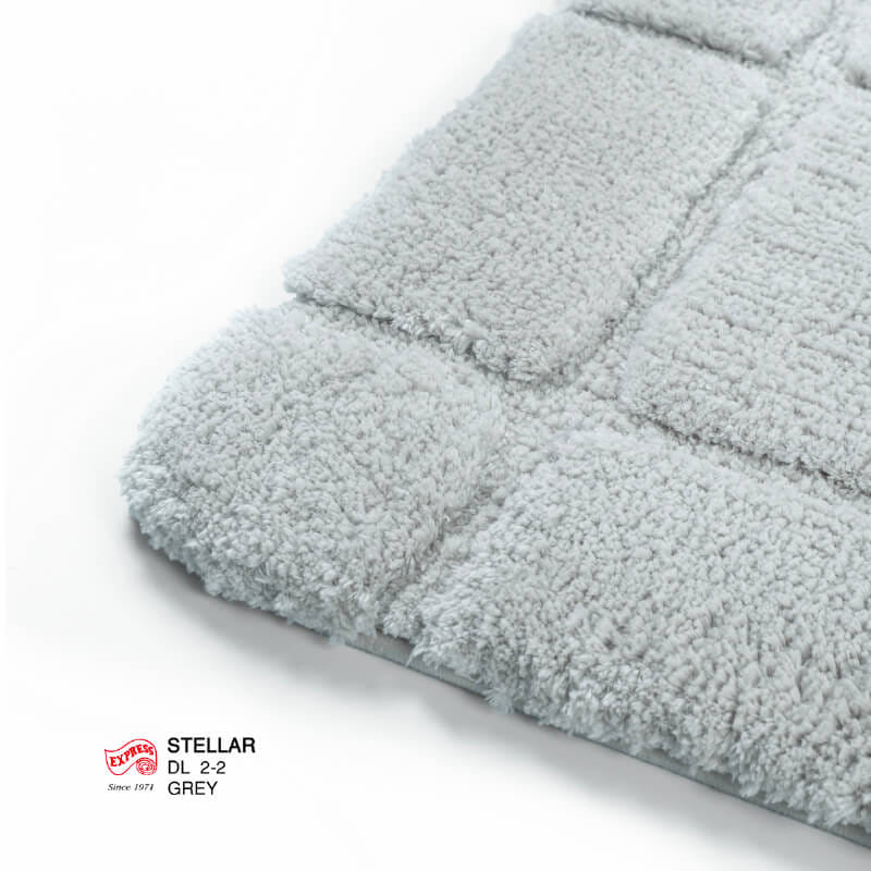 พรมเช็ดเท้ายาว EXPRESS CARPET รุ่น DL2-2 ขนาด50X120 ซม. หนา 12-22 มม. สีเทา _1
