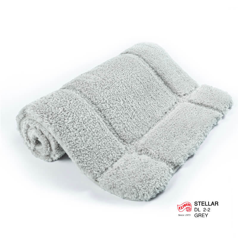 พรมเช็ดเท้ายาว EXPRESS CARPET รุ่น DL2-2 ขนาด50X120 ซม. หนา 12-22 มม. สีเทา _2