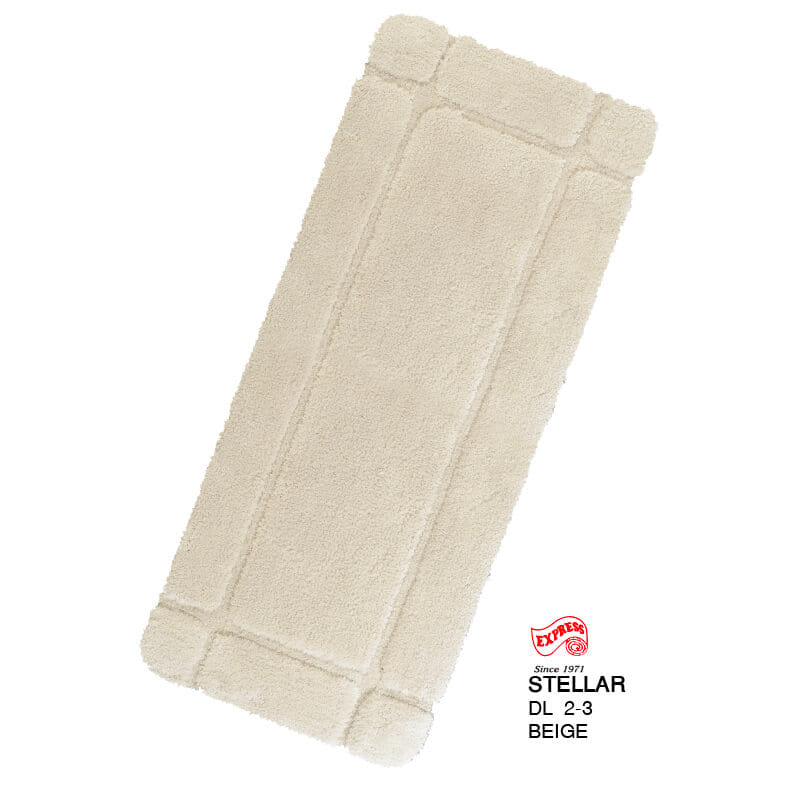 พรมเช็ดเท้ายาว EXPRESS CARPET รุ่น DL2-3 ขนาด50X120 ซม. หนา 12-22 มม. สีเบจ _0