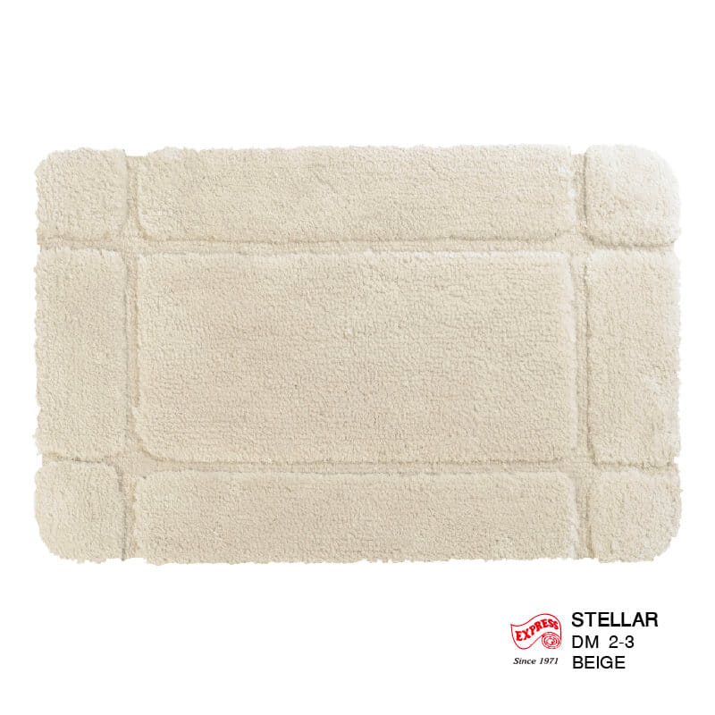พรมเช็ดเท้าหน้าประตู EXPRESS CARPET รุ่น DM2-3 ขนาด45X70 ซม. หนา 12-22 มม. สีเบจ _0
