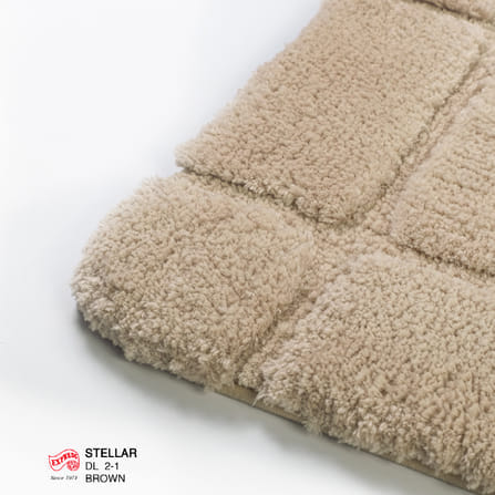 พรมเช็ดเท้ายาว EXPRESS CARPET รุ่น DL2-1 ขนาด50X120 ซม. หนา 12-22 มม. สีน้ำตาล _1